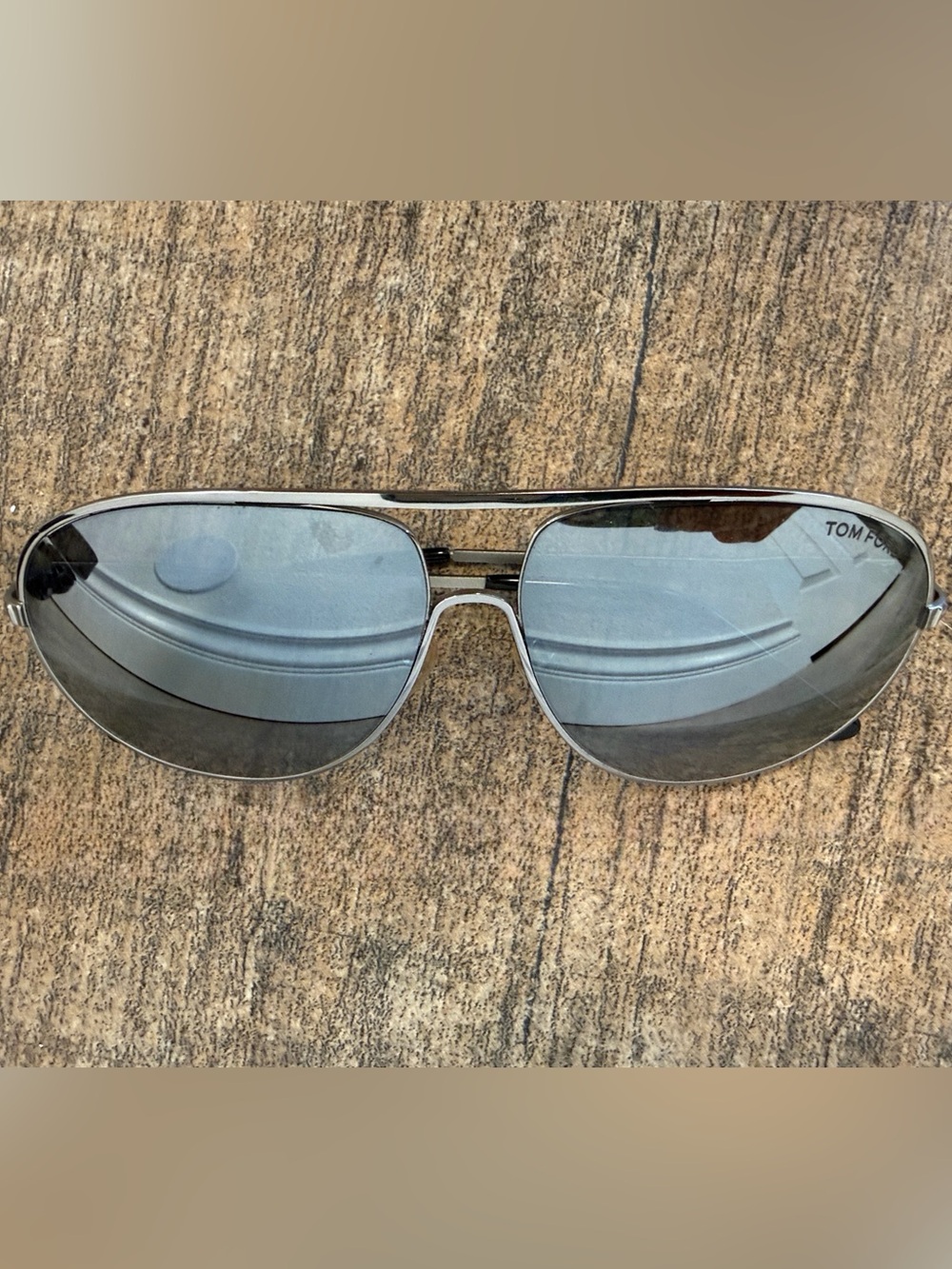 Tom Ford Cole Mirror Lenses Aviator Sunglasses